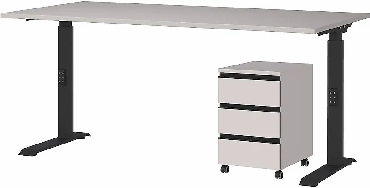 GERMANIA Büromöbel-Set "Lemont" 2 Stk. tlg. Set bestehend aus höhenverstell günstig online kaufen