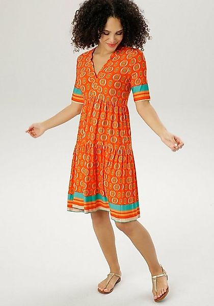 Aniston SELECTED Sommerkleid mit verlängertem Halbarm günstig online kaufen