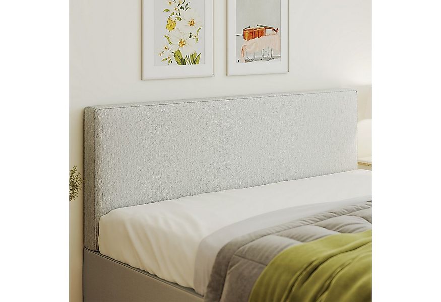 HOMCOM Kopfteil gepolstert Wandkissen mit Leinenoptik, (Bettkopfteil, 1 St. günstig online kaufen