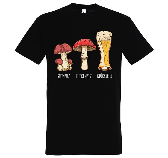Youth Designz Print-Shirt Herren T-Shirt Glückspils günstig online kaufen
