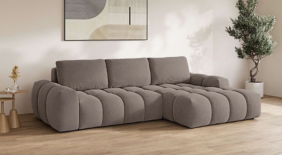 INOSIGN Ecksofa »AZITA klein optionale Schlafsofa mit Bettkasten, B/T/H: 27 günstig online kaufen