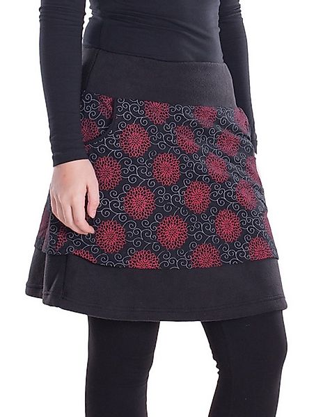 Vishes Minirock Thermorock warmer Damen Winterröcke kurz Lagenlook aus ECO- günstig online kaufen