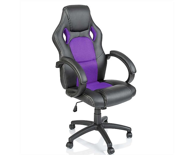 TRESKO Drehstuhl Racing Chefsessel Bürostuhl, Schreibtischstuhl, gepolstert günstig online kaufen