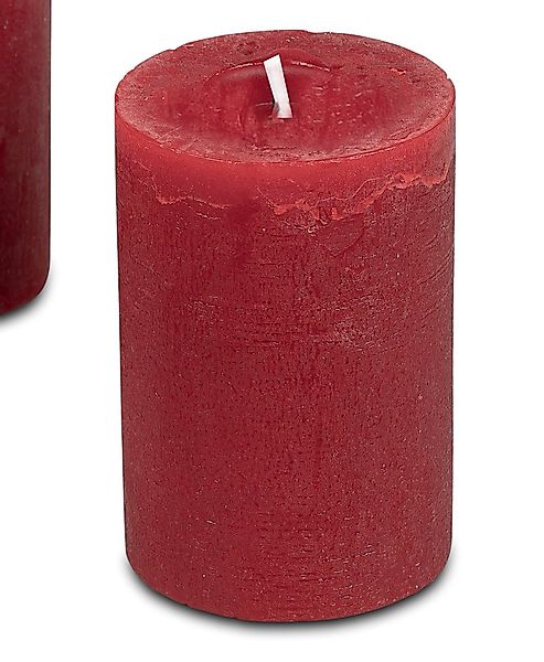 formano Stumpenkerze Antik Red günstig online kaufen