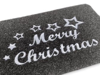 heimtexland Fußmatte Schmutzfangmatte Merry Christmas Fußabstreifer, günstig online kaufen