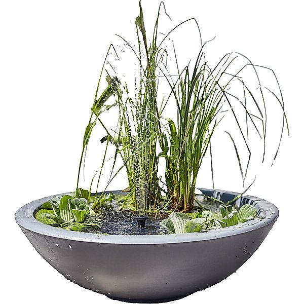 Heissner Gartenbrunnen Solar Wassergarten LOTUSGARDEN inkl. günstig online kaufen