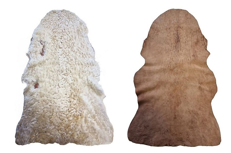 Provellus Fellteppich Schaffell Lammfell Hell – 2. Wahl, weich & reißfest, günstig online kaufen
