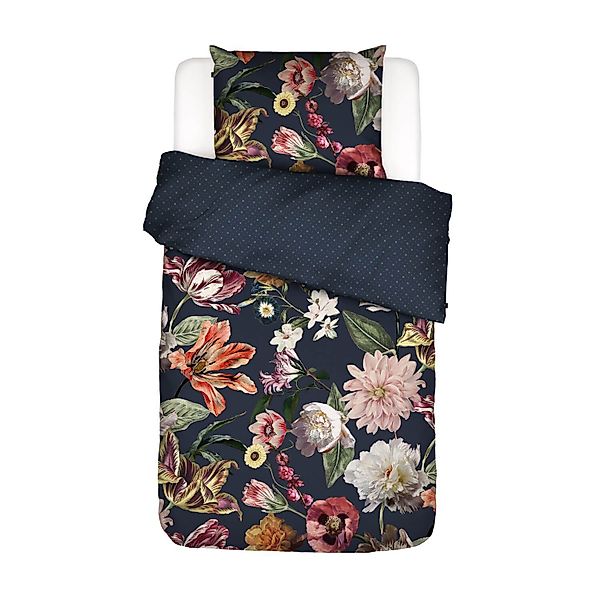 Essenza Bettwäsche Filou Dark Blue Satin, günstig online kaufen