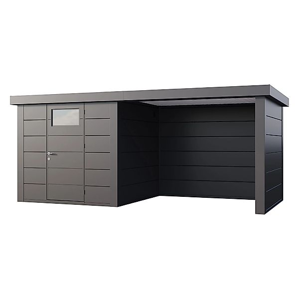 Gerätehaus Classico 2424 mit Lounge S Rechts 522 cm x 238 cm Anthrazit günstig online kaufen