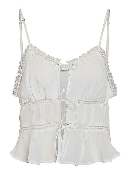 Noisy may Shirttop Verspieltes Design mit Rüschen und Schnürung NMFAIRY S/L günstig online kaufen