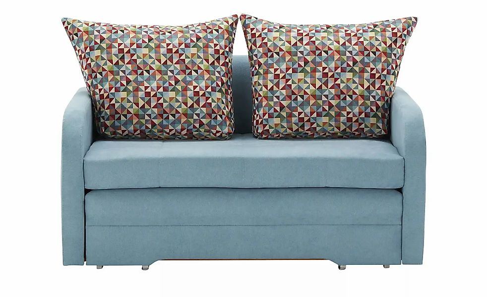 Schlafsofa  Iwo  ¦ blau ¦ Maße (cm): B: 136 H: 84 T: 94.0 Polstermöbel > So günstig online kaufen