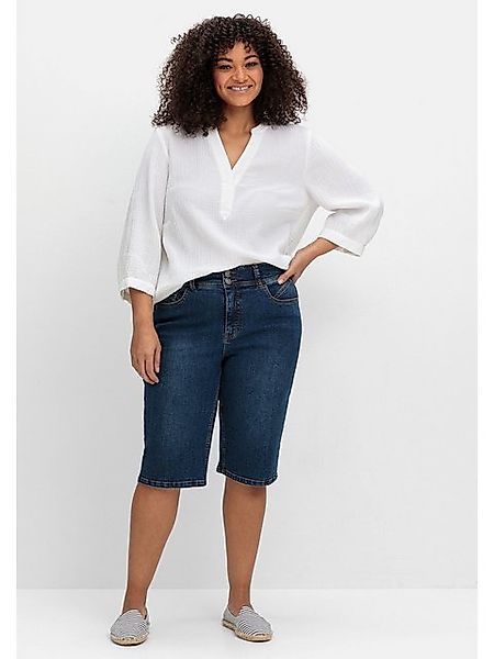 Sheego Jeansbermudas Große Größen im Curvy-Schnitt MANUELA günstig online kaufen