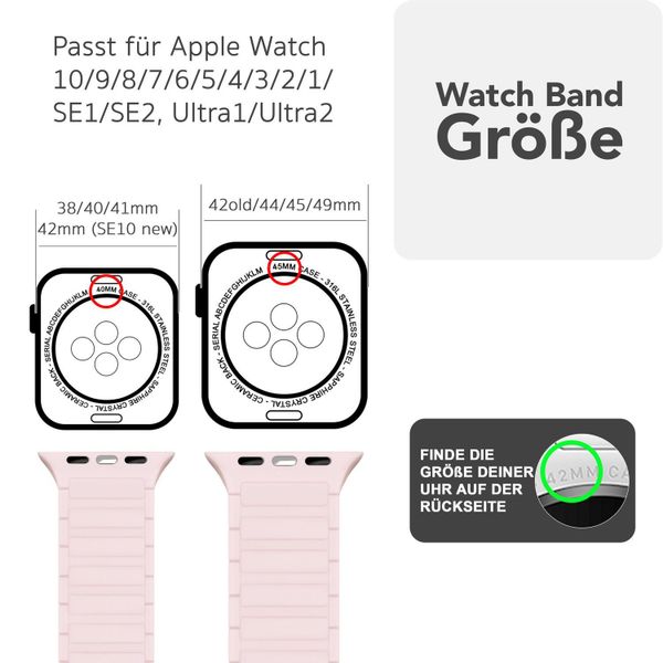 Nalia Smartwatch-Armband Apple Watch 49mm/46/45/44/42(Serie 1-3), günstig online kaufen