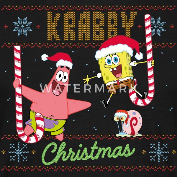 Spreadshirt T-Shirt SpongeBob Schwammkopf Krabby Ugly günstig online kaufen