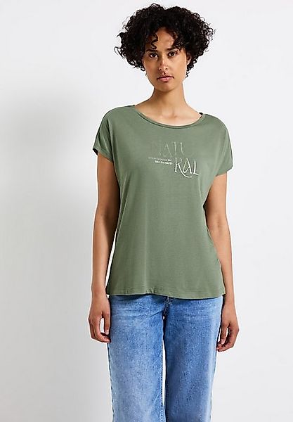 STREET ONE T-Shirt mit Materialmix günstig online kaufen
