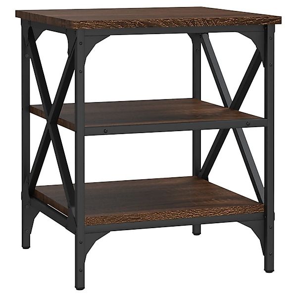 vidaXL Beistelltisch Beistelltisch Braun Eichen-Optik 40x42x50 günstig online kaufen