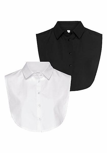 Vivance Blusentop im Doppelpack, Blusenkragen, klassischer Bluseneinsatz, E günstig online kaufen