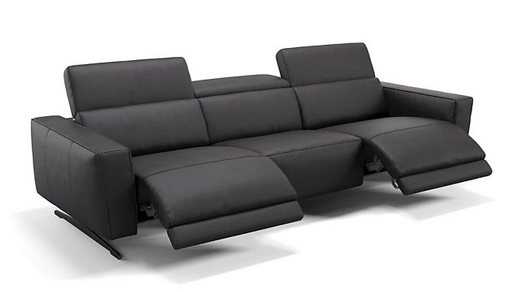 Sofanella 3-Sitzer Leder ALESSO, Relaxcouch, Designersofa, Designer Sofa, 3 günstig online kaufen