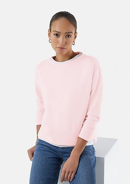 comma Sweatshirt Sweatshirt Weiches Sweatshirt mit seitlichen Schlitzen günstig online kaufen