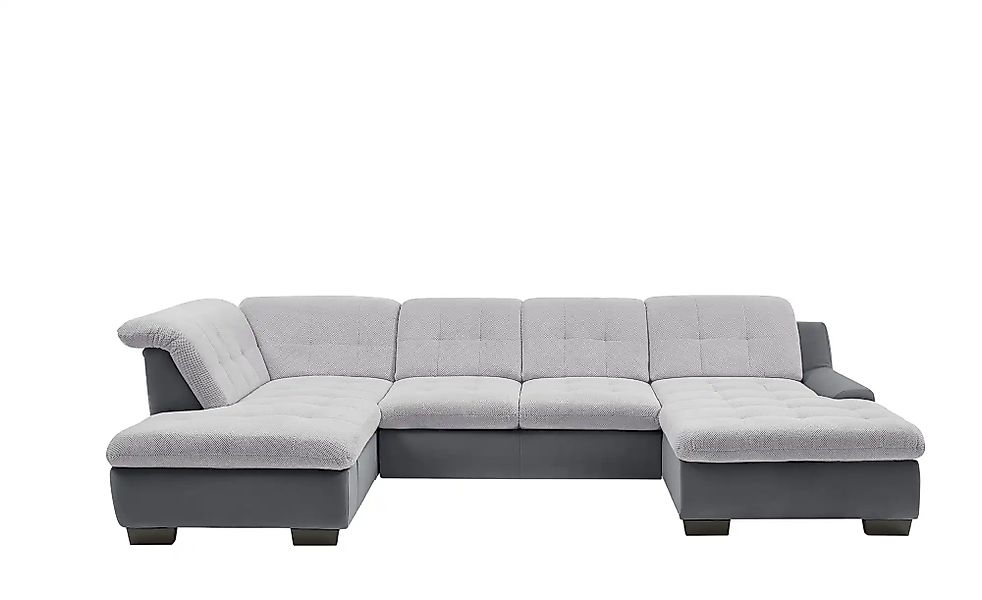 Lounge Collection Wohnlandschaft  Davinci ¦ grau ¦ Maße (cm): B: 346 H: 85 günstig online kaufen