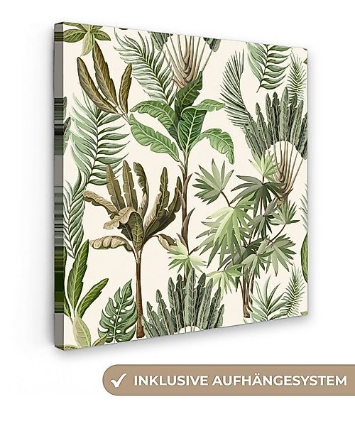 OneMillionCanvasses® Leinwandbild Dschungel - Palme - Bananenstaude - Kinde günstig online kaufen