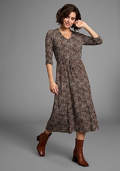 Laura Scott Midikleid im Leoparden-Print aus Single Jersey - NEUE KOLLEKTIO günstig online kaufen