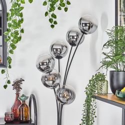 hofstein Stehlampe Stehlampe aus Metall/Glas in günstig online kaufen