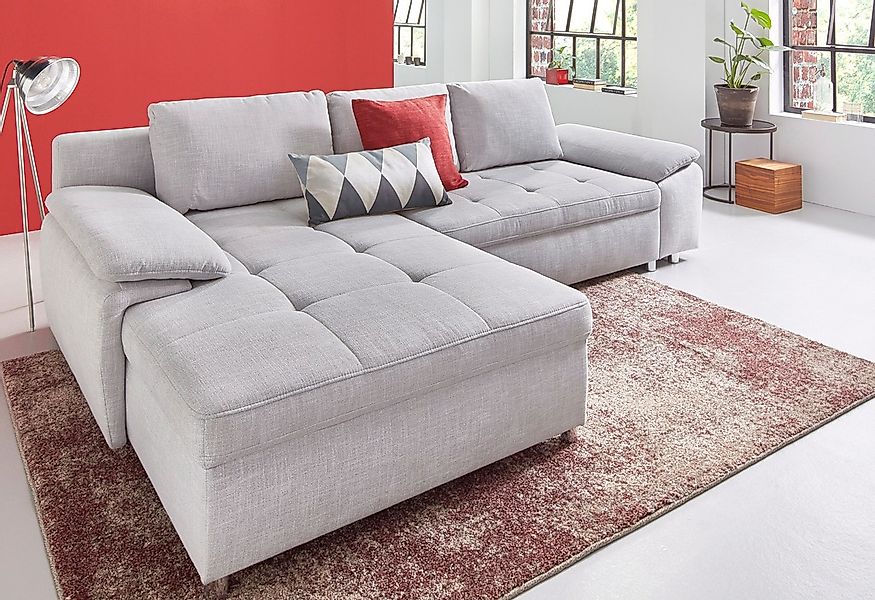 sit&more Ecksofa "Labene L-Form" wahlweise mit Bettfunktion und Bettkasten, günstig online kaufen