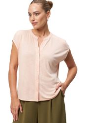 Zero T-Shirt "Damen Shirt mit Knopfleiste" 1 Stk. tlg. Knopfleiste günstig online kaufen