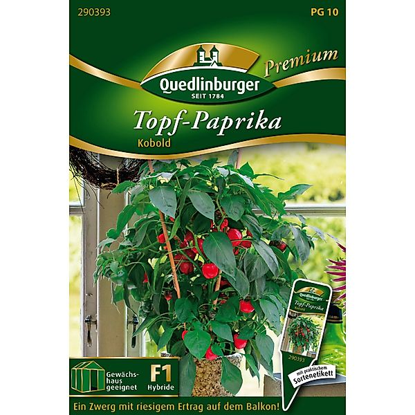 Quedlinburger Topf-Paprika Kobold Loses Saatgut günstig online kaufen