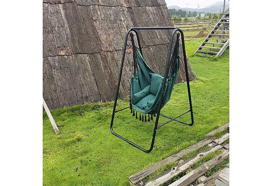 CCLIFE Hängesessel Hängesessel mit Gestell Hängeschaukel Hängestuhl (1er Se günstig online kaufen