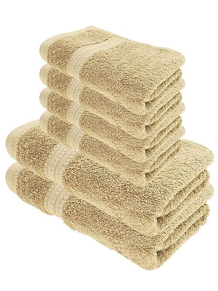 Julie Julsen Handtücher 6-Handtücher-Sand, Bio-Baumwolle (6-St) günstig online kaufen