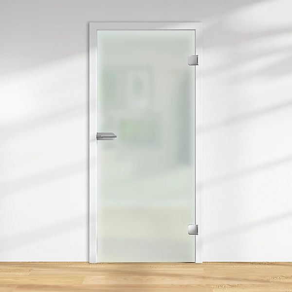 Glasdrehtür VSG Floatglas Grünweiß DIN LI/RE 1972 x 834 x 8 mm günstig online kaufen