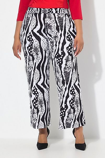 Ulla Popken Schlupfhose Slinkyhose weites gerades Bein Elastikbund günstig online kaufen