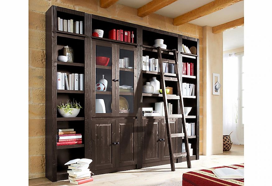 OTTO home Bücherwand "Bergen" aus massivem schönen Kiefernholz, Breite 255 günstig online kaufen