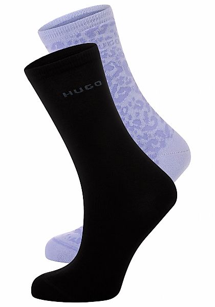 HUGO Underwear Socken "LEO LOGO" Packung, 2 Paar tlg. mit HUGO-Schriftzug günstig online kaufen