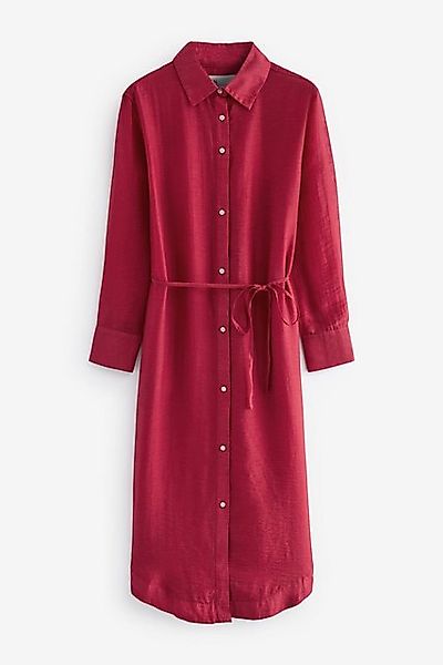 Next Blusenkleid Hemdkleid aus Lyocell-Gemisch, Petite günstig online kaufen