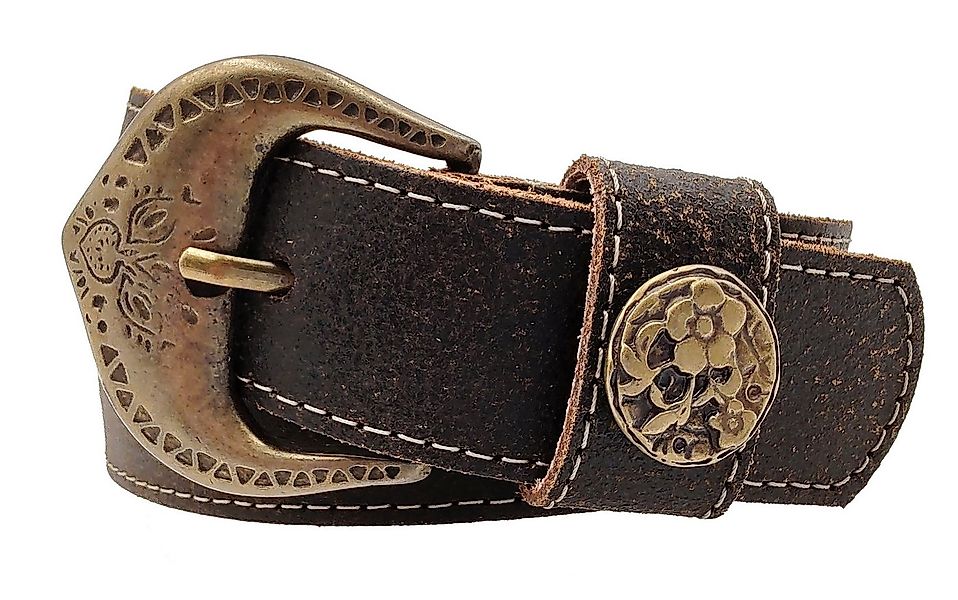 Der Trachtler Ledergürtel Trachtengürtel MADE IN GERMANY - Echt Leder günstig online kaufen