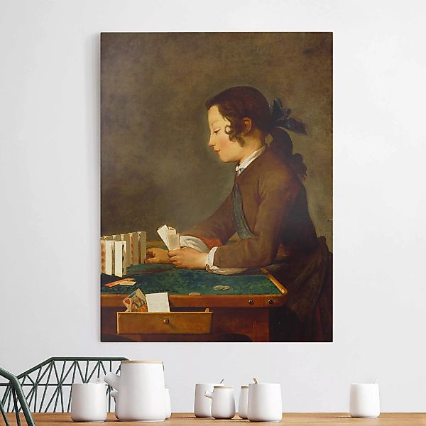 Leinwandbild Kunstdruck Jean-Baptiste Siméon Chardin - Junges Mädchen günstig online kaufen