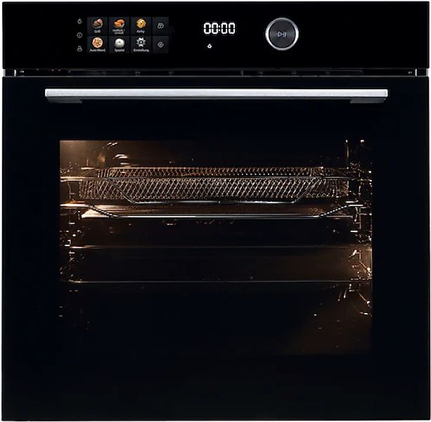 Hanseatic Einbaubackofen »HBO7214FA2«, mit 2-fach-Teleskopauszug, Aqua-Rein günstig online kaufen