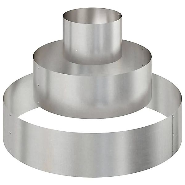 vidaXL Garten-Pflanzgefäß Silber 90 x 90 x 20 cm Edelstahl 873652 günstig online kaufen