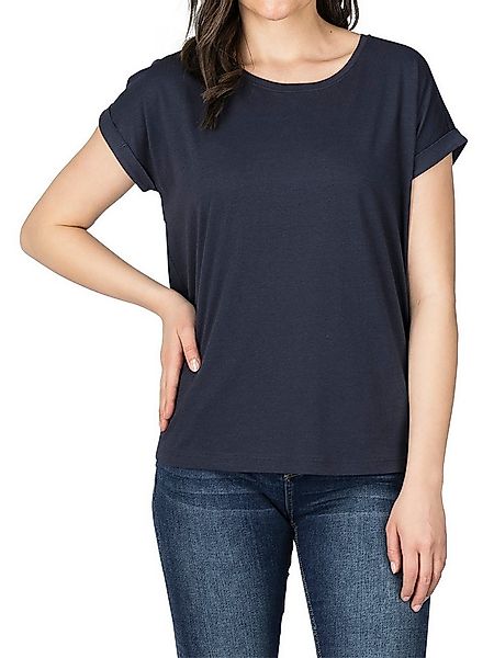 DENIMFY T-Shirt Damen Top DFSophie Regular Fit (1-tlg) kurzarm Sommershirt günstig online kaufen