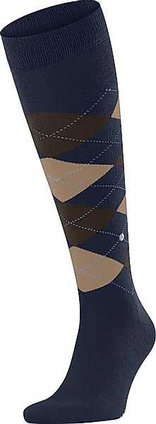 Burlington Edinburgh Kniestrümpfe Wool Navy - Größe 40-46 günstig online kaufen