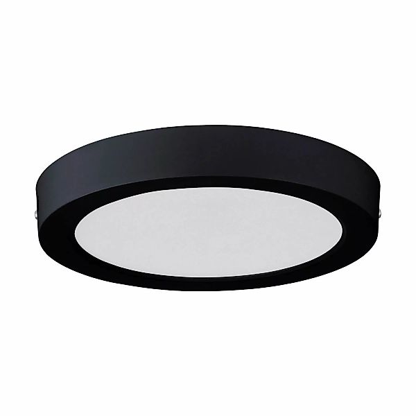 Eglo LED-Deckenleuchte Idun-E 4.000 K 3 cm x Ø 22,5 cm Schwarz günstig online kaufen