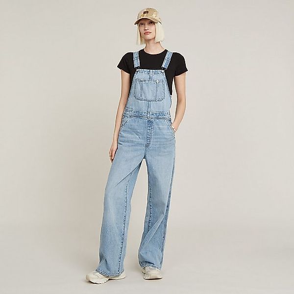 G-STAR Latzhose Straight Leg Dungaree mit Knöpfen an den Seiten günstig online kaufen