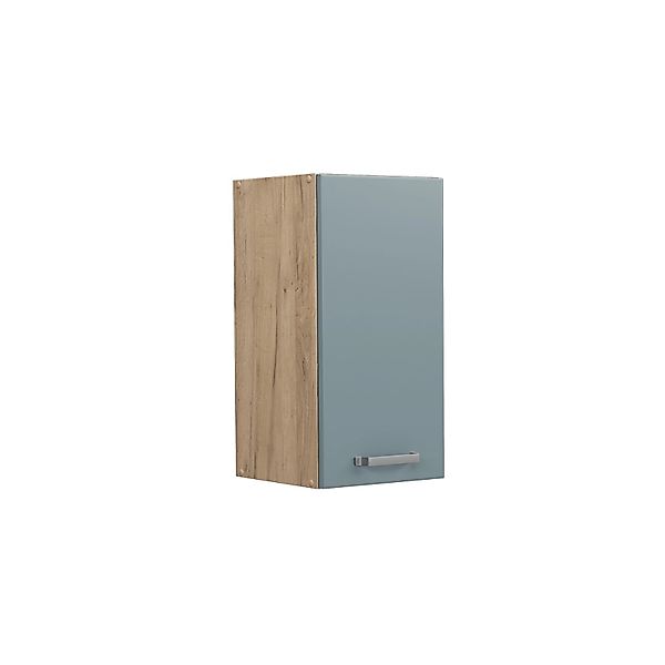 Vicco Hängeschrank R-Line Hängender Küchenschrank Blau-Grau/Goldkraft Eiche günstig online kaufen