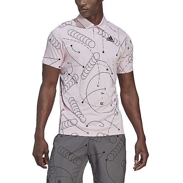 adidas Performance Poloshirt Club Graphic pink günstig online kaufen