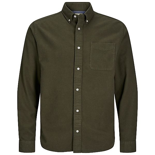 Jack&Jones Freizeithemd aus Baumwolle Farbe grün Größe: 5XL günstig online kaufen