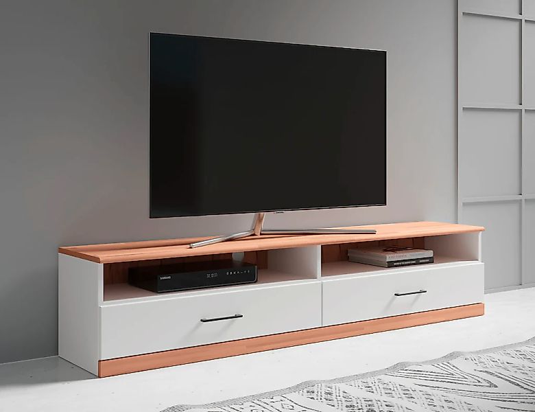 OTTO home Lowboard "Ribe,140cm breit,38cm hoch mit 2 Klappen,Oberplatte aus günstig online kaufen