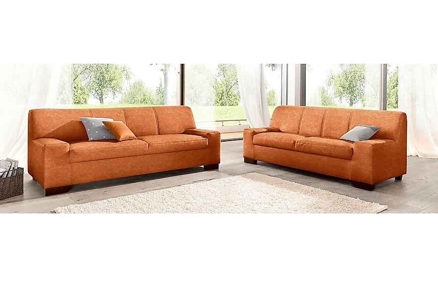 DOMO collection Polstergarnitur "Norma", (Set, 2 tlg.), bestehend aus je ei günstig online kaufen